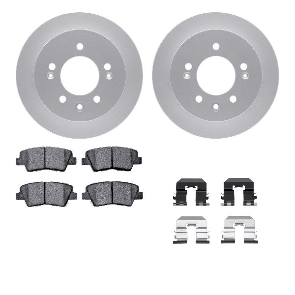 2010 Hyundai Elantra Disc Brake Kit - Rear (Dynamic Friction)