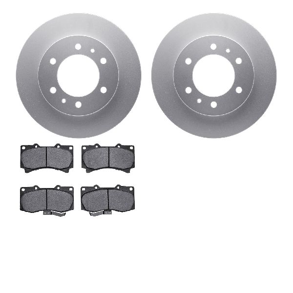2009-2010 Hummer H3T Disc Brake Kit - Front (Dynamic Friction)