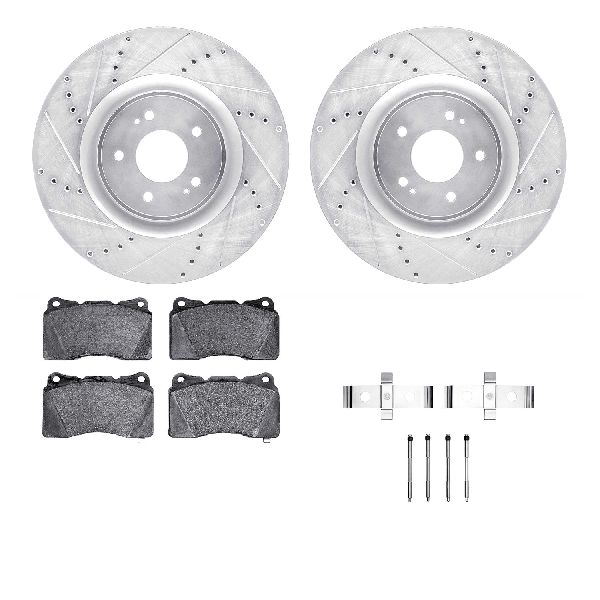 2008-2015 Mitsubishi Lancer Disc Brake Kit - Front (Dynamic Friction)