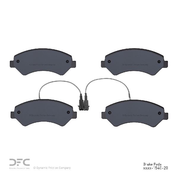 2014-2022 Ram ProMaster 1500 Disc Brake Pad Set - Front (Dynamic Friction)