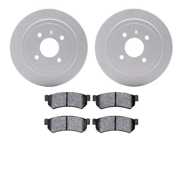 2014-2016 Chevrolet Spark EV Disc Brake Kit - Rear (Dynamic Friction)