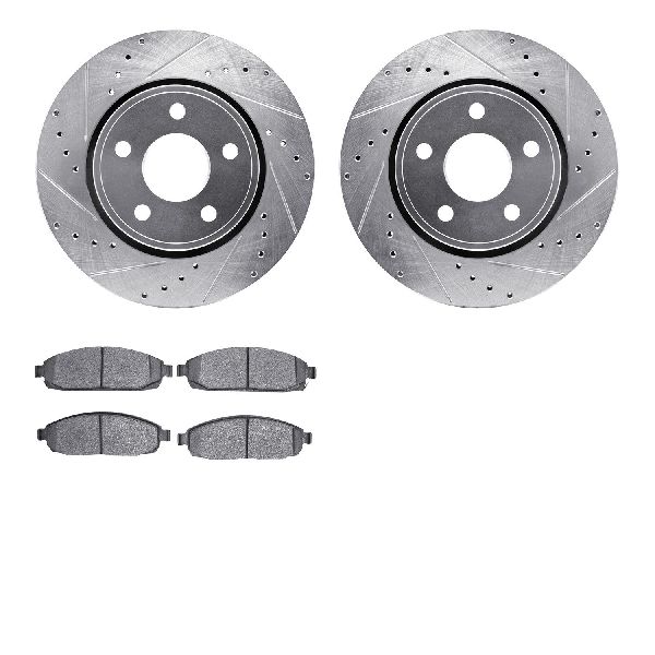2006-2010 Jeep Commander Disc Brake Kit - Front (Dynamic Friction)