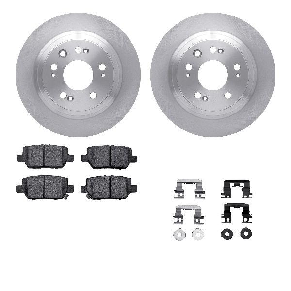 2005-2012 Acura RL Disc Brake Kit - Rear (Dynamic Friction)