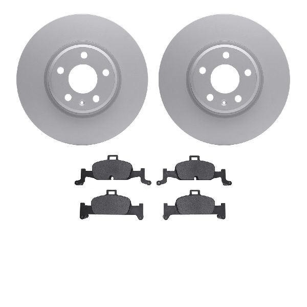 2017-2019 Audi A4 Quattro Disc Brake Kit - Front (Dynamic Friction)