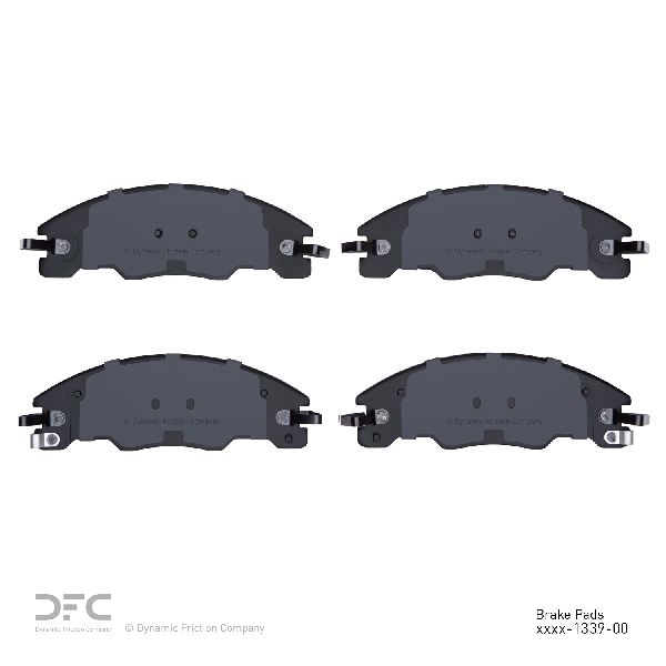 2008-2011 Ford Focus Disc Brake Pad Set - Front (Dynamic Friction)