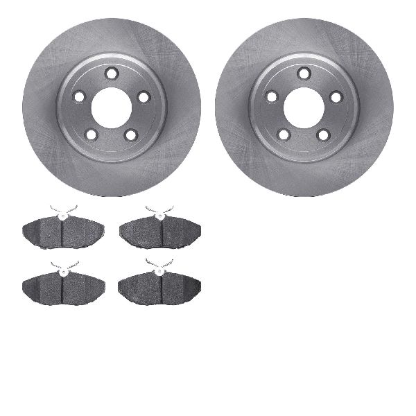 2003-2005 Jaguar S-Type Disc Brake Kit - Rear (Dynamic Friction)