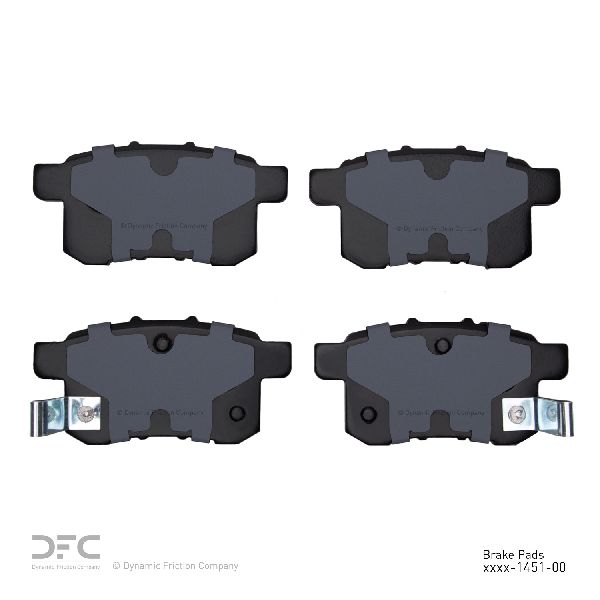 2009-2014 Acura TSX Disc Brake Pad Set - Rear (Dynamic Friction)