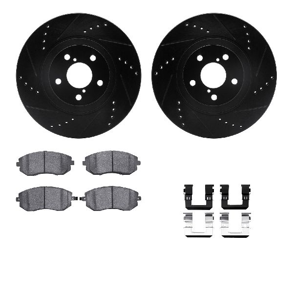 2009-2010 Subaru Impreza Disc Brake Kit - Front (Dynamic Friction)