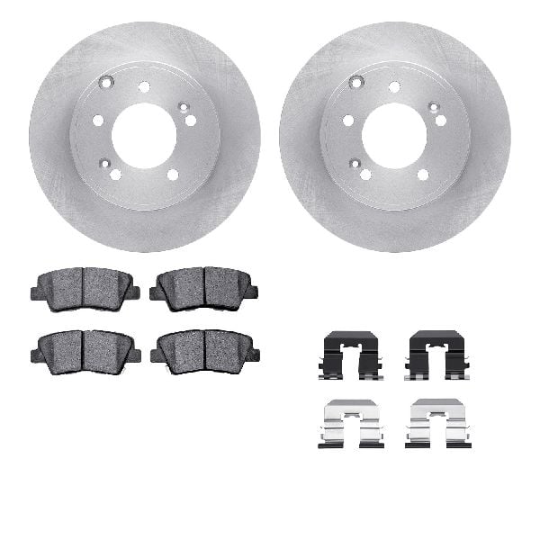 2009-2011 Hyundai Azera Disc Brake Kit - Rear (Dynamic Friction)