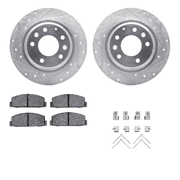2003-2005 Mazda 6 Disc Brake Kit - Rear (Dynamic Friction)