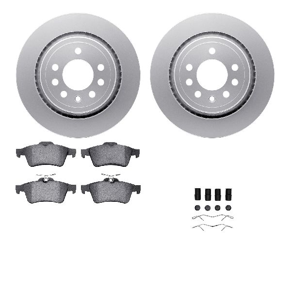 2008-2011 Saab 9-3 Disc Brake Kit - Rear (Dynamic Friction)
