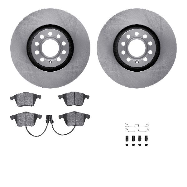 2001-2005 Audi Allroad Quattro Disc Brake Kit - Front (Dynamic Friction)