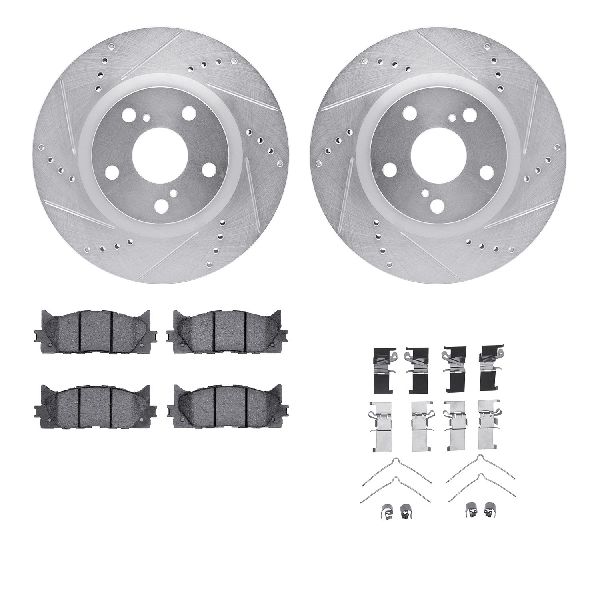 2013-2018 Lexus ES300h Disc Brake Kit - Front (Dynamic Friction)