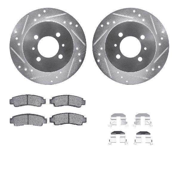 1991-1994 Nissan Sentra Disc Brake Kit - Rear (Dynamic Friction)
