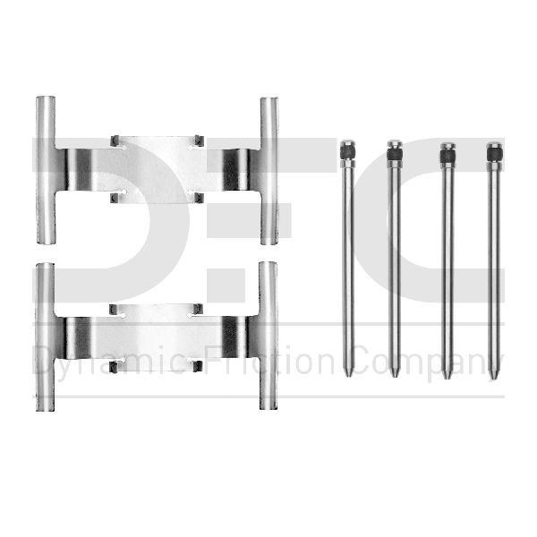 2016-2020 Ford Mustang Disc Brake Hardware Kit - Front (Dynamic Friction)