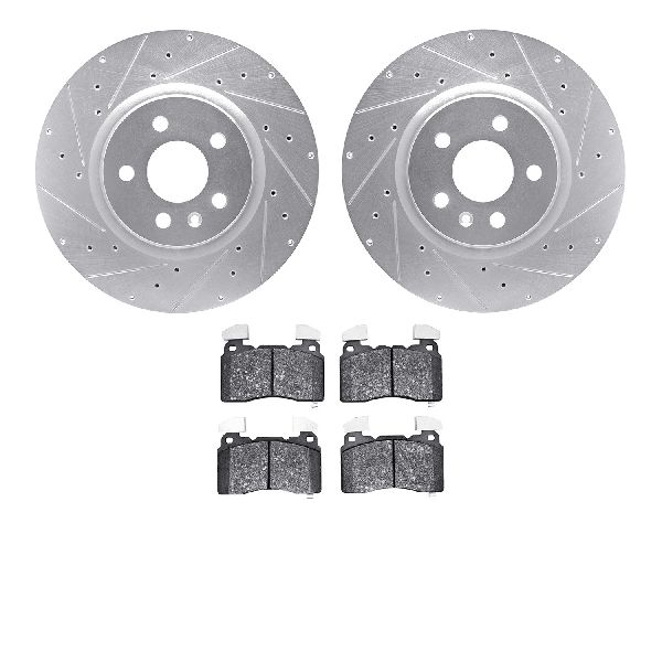 2012-2013 Tesla S Disc Brake Kit - Front (Dynamic Friction)
