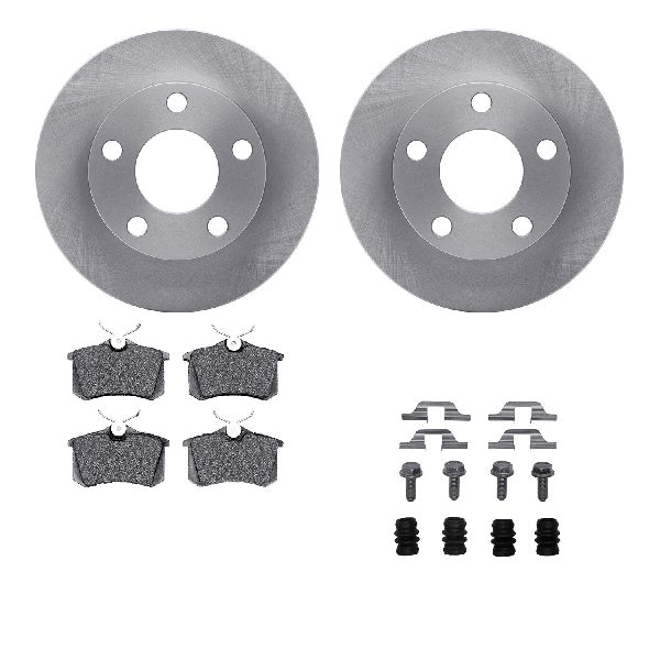2002-2004 Audi A6 Disc Brake Kit - Rear (Dynamic Friction)