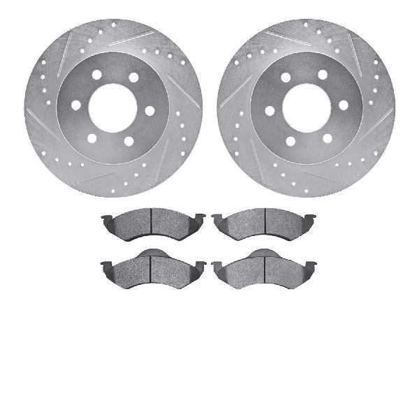 2000-2002 Dodge Durango Disc Brake Kit - Front (Dynamic Friction)