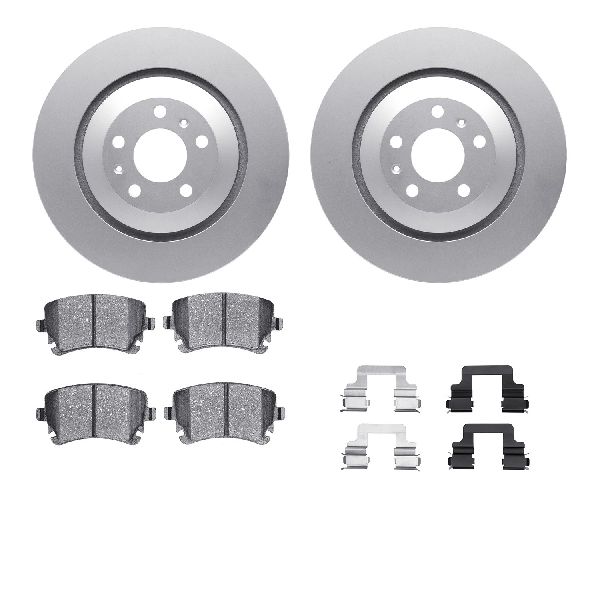 2007-2009 Audi S8 Disc Brake Kit - Rear (Dynamic Friction)