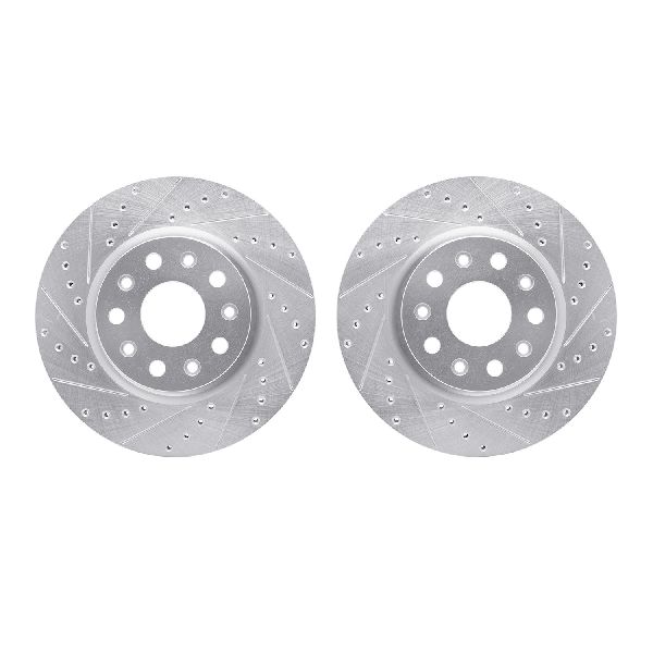 2018-2024 Jeep Wrangler Disc Brake Rotor Set - Front (Dynamic Friction)