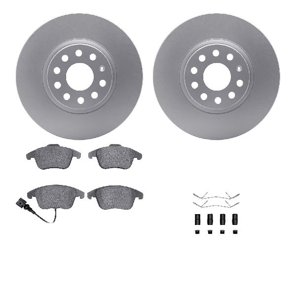 2015-2018 Audi Q3 Disc Brake Kit - Front (Dynamic Friction)