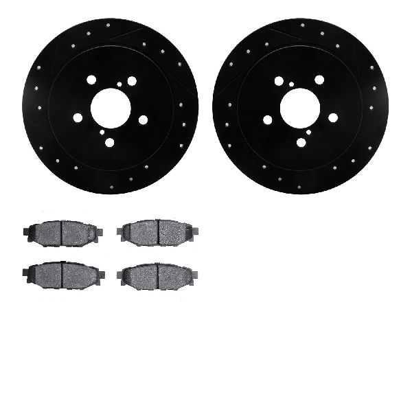 2005-2009 Subaru Legacy Disc Brake Kit - Rear (Dynamic Friction)
