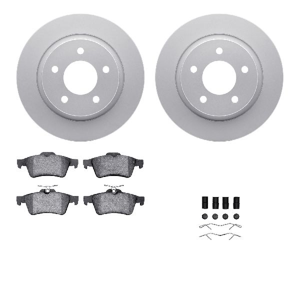 2007-2013 Mazda 3 Disc Brake Kit - Rear (Dynamic Friction)