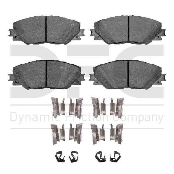 2016-2020 Toyota Mirai Disc Brake Pad Set - Front (Dynamic Friction)