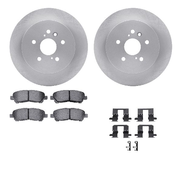 2008-2013 Toyota Highlander Disc Brake Kit - Rear (Dynamic Friction)