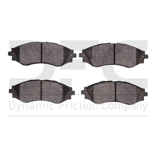 2013-2015 Chevrolet Spark Disc Brake Pad Set - Front (Dynamic Friction)