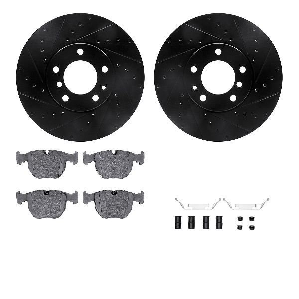 1995-2001 BMW 740i Disc Brake Kit - Front (Dynamic Friction)