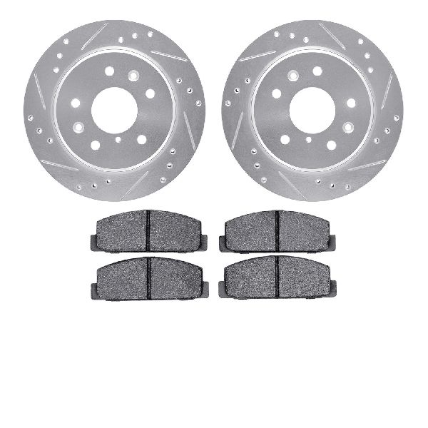 1986-1991 Mazda RX-7 Disc Brake Kit - Rear (Dynamic Friction)