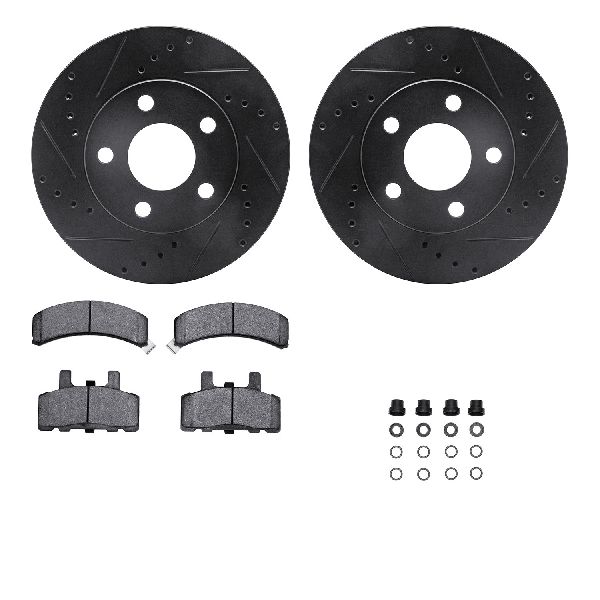 1990-1993 Cadillac DeVille Disc Brake Kit - Front (Dynamic Friction)