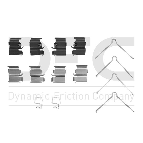 2002-2004 Suzuki XL-7 Disc Brake Hardware Kit - Front (Dynamic Friction)