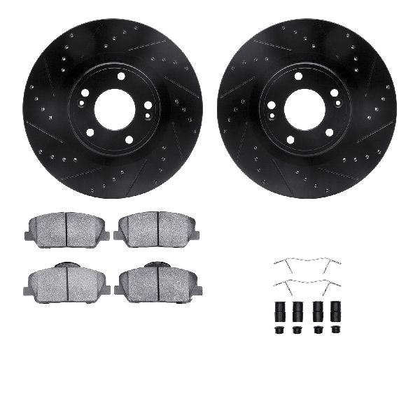 2010-2016 Hyundai Genesis Coupe Disc Brake Kit - Front (Dynamic Friction)