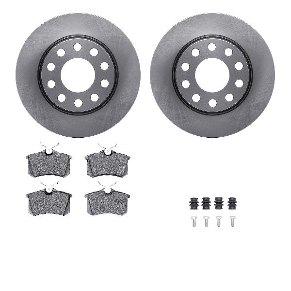 2000-2008 Audi A4 Disc Brake Kit - Rear (Dynamic Friction)