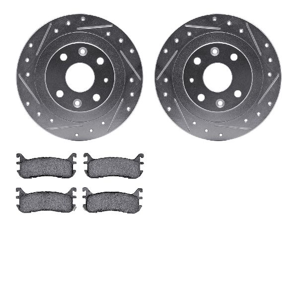 1995-1998 Mazda Protege Disc Brake Kit - Rear (Dynamic Friction)