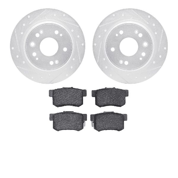 2002-2004 Honda CR-V Disc Brake Kit - Rear (Dynamic Friction)