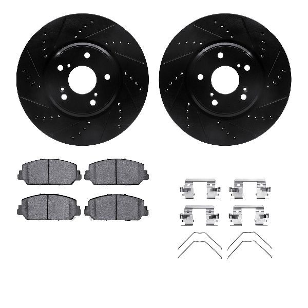 2017-2022 Acura ILX Disc Brake Kit - Front (Dynamic Friction)