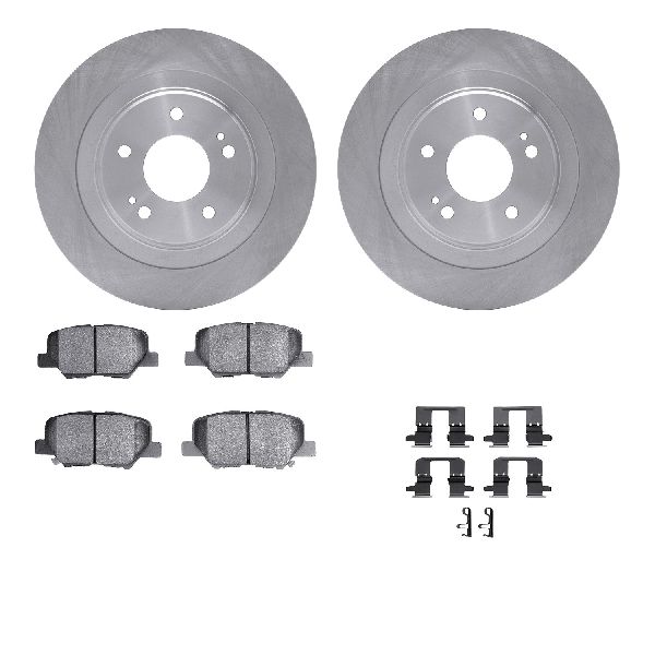 2014-2019 Mitsubishi Outlander Disc Brake Kit - Rear (Dynamic Friction)