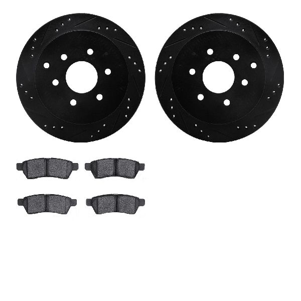 2009-2012 Suzuki Equator Disc Brake Kit - Rear (Dynamic Friction)