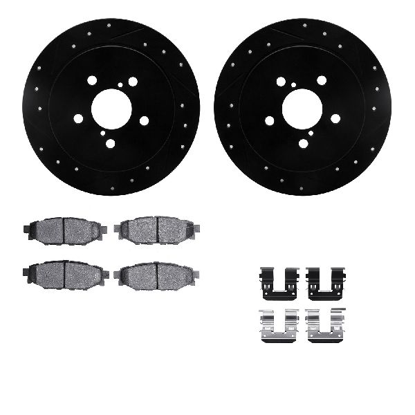 2005-2009 Subaru Legacy Disc Brake Kit - Rear (Dynamic Friction)
