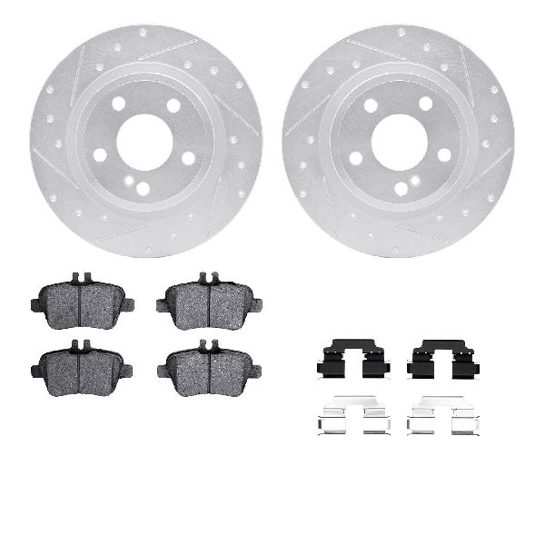 2014-2019 Mercedes-Benz GLA250 Disc Brake Kit - Rear (Dynamic Friction)