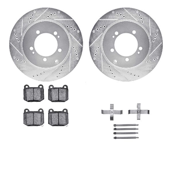 2003-2006 Mitsubishi Lancer Disc Brake Kit - Rear (Dynamic Friction)