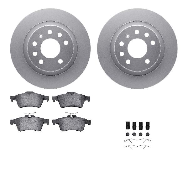 2004-2011 Saab 9-3 Disc Brake Kit - Rear (Dynamic Friction)