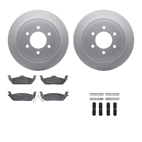 2006-2008 Lincoln Mark LT Disc Brake Kit - Rear (Dynamic Friction)