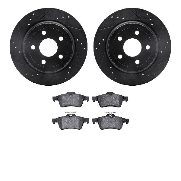 2008-2010 Chevrolet Cobalt Disc Brake Kit - Rear (Dynamic Friction)