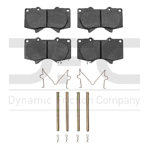 2001-2007 Toyota Sequoia Disc Brake Pad Set - Front (Dynamic Friction)