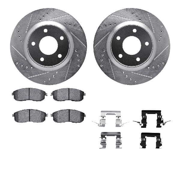 2007-2012 Nissan Sentra Disc Brake Kit - Front (Dynamic Friction)