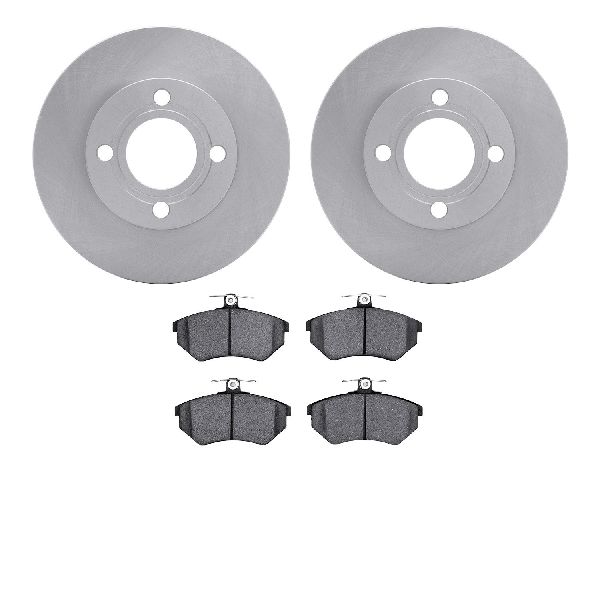 1985-1987 Audi Coupe Disc Brake Kit - Front (Dynamic Friction)